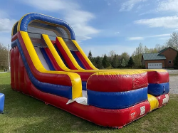 18FT TALL DOUBLE SLIDE